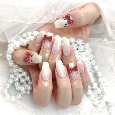 自爪シンプルアート4本