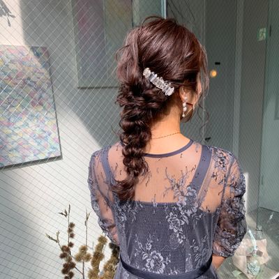 お呼ばれヘアセット