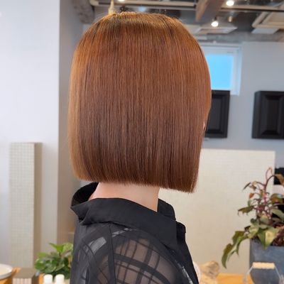 【サラサラ質感縮毛矯正☆】似合わせカット＋縮毛矯正+トリートメント