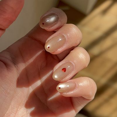 ハンドジェルネイル 4本までアート（サンプルよりお選びください）