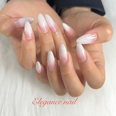 「オフ有り」チップで10本長さ出し＋フレンチorミラーorグラデーション