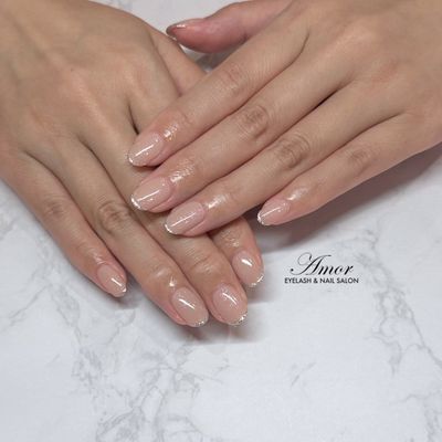 スキニーフレンチネイル通常8100円→特別価格7700円