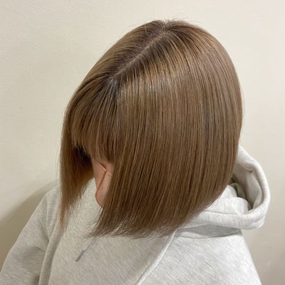 ブリーチ+カラー+トータルリペアトリートメント