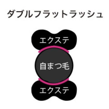 ダブルフラットラッシュ　コーティング付き　80束（160本）　