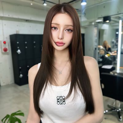 最上級フルケアコース♡韓国レイヤーカット+艶透明感カラー+ケラチントリートメント