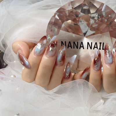 【シンプルニュアンスが好きな方にお勧め】ニュアンスネイル