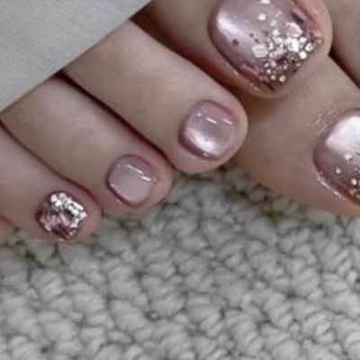 当店オフあり フットネイル 持ち込みデザイン