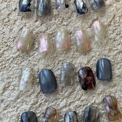 《初回オフ無料》【hand】定額 nuance nail(90min)