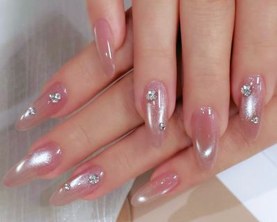小粒4本マグネットネイル💅【オフ込み】