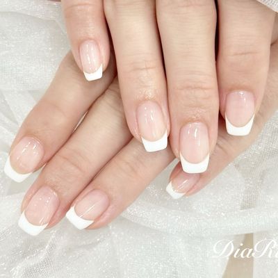 【1ヶ月以内オフ無料】シンプルネイル 爪に優しいジェル♪炭酸浴ケア付✨
