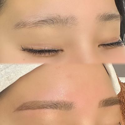 アイブロウワックス脱毛＋間引き込み　¥4180