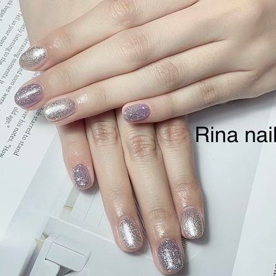 ◆大人気◆［HAND］2色選べる
フラッシュネイル(ラメネイル)♥️