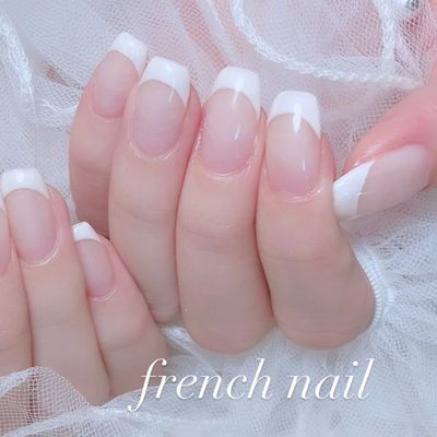 【全員】フレンチネイル(クリアベース仕上げ)