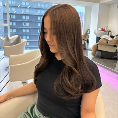 [👂🎀]似合わせカット+髪質改善カラー+耳つぼジュエリー