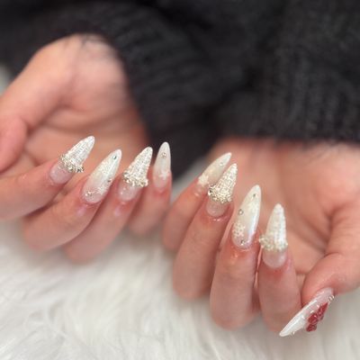 【フォルム矯正込み 長さ出し10本】＋デザインフリーネイル(オフは選択してね)