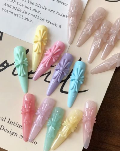 【自爪人気】⚜️クロムハーツネイル⚜️