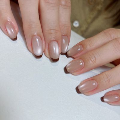 人気NO.2【マグネットデザインメニュー】マグネットベース色+先端フレンチ