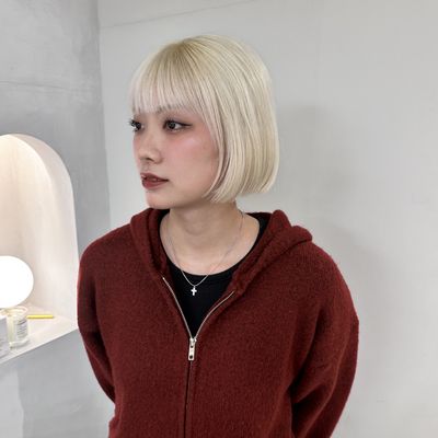 メンテナンスカット➕リタッチケアブリーチカラー➕トリートメント