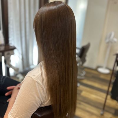 🧴似合わせカット+艶髪ストレート+3stepTR
