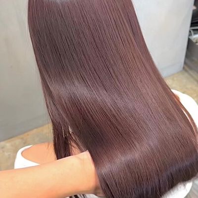 カット髪質改善ストレート