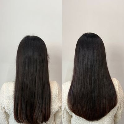 カット💇‍♀️➕縮毛矯正➕ケアトリートメント