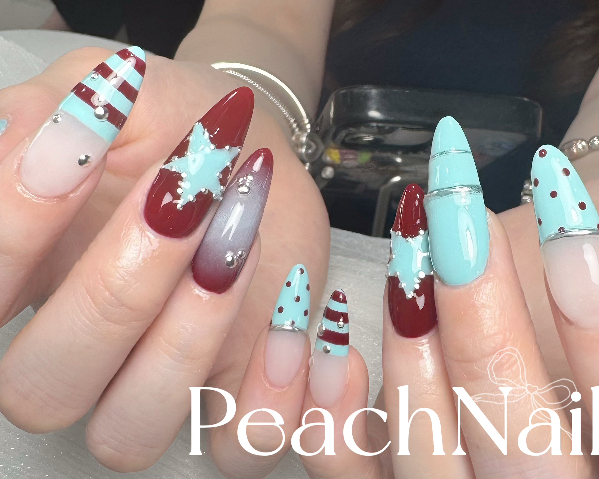 Peach_Nail