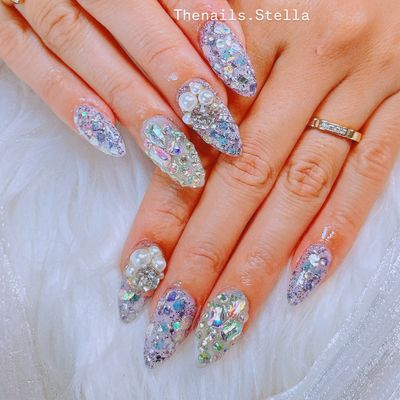 ［［チップ長さ出し1cmまでパーツつけ放題10本🎀］］持ち込みデザインOkです。