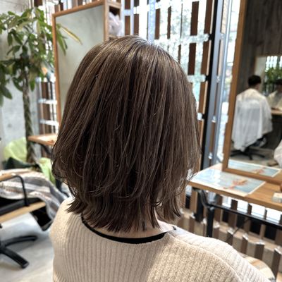 人気No.1 カット✂️+髪質改善プレミアムカラー＋保湿トリートメント
