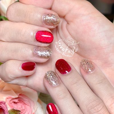 【ハンド】2色カラーネイル ¥6480