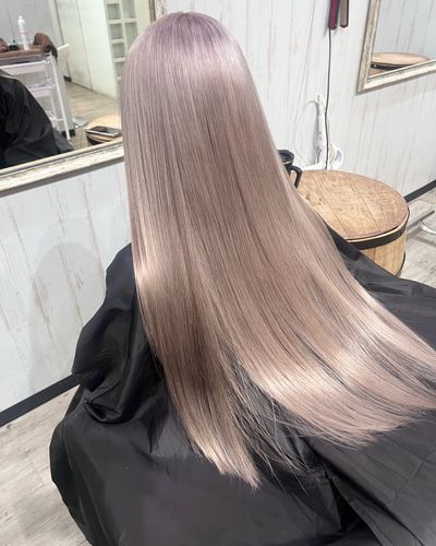 【✨透明感がある艶髪にしたい方必見✨】透明感ケアカラー＋内部補修トリートメント✨