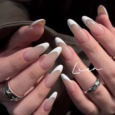 🐚チップ長さだし｜フレンチネイル｜パーツ2個プレゼント付き
