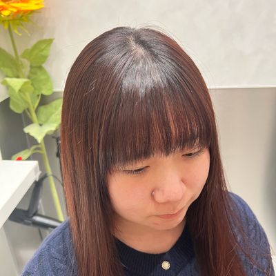 前髪割れ改善！クロスパーマ+前髪（顔まわり）カット付きでお悩み解決へ