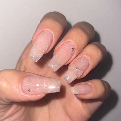 大人気！チップ長さ出しクロムネイル⭐️