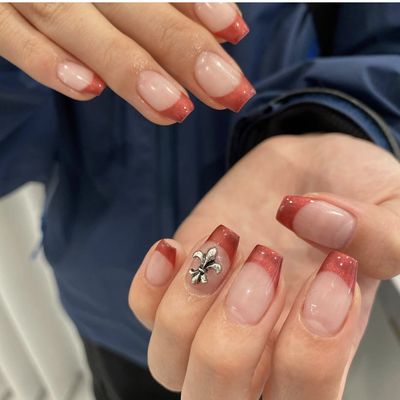 【大人気🍒】フレンチネイル✨