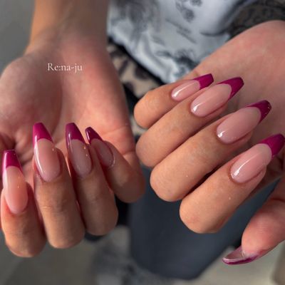 フレンチネイル💖ベースカラー込み✩.*˚