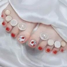 🎀フット親指アート🎨👣