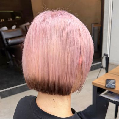 【デザインを入れたい方に🌟】ブリーチダブルカラー+裾カラー