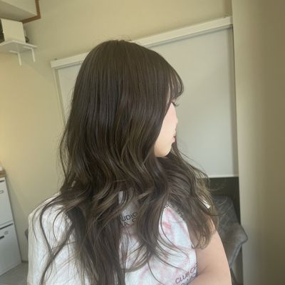 艶カラー+似合わせカット