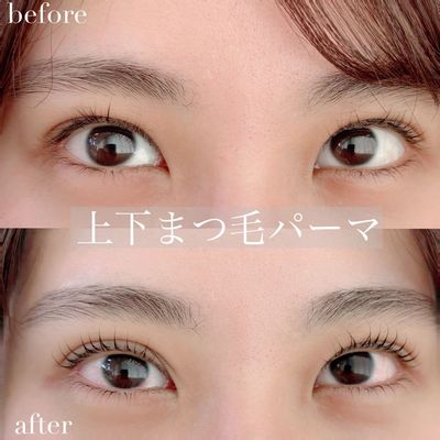上下まつ毛パーマ・高濃度トリートメントケア付