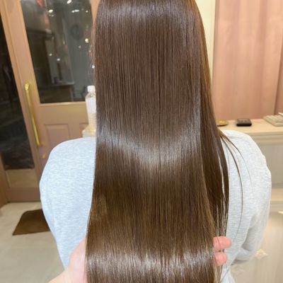 【ストレート・縮毛矯正】カット+ポイントプレミアムストレート