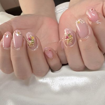 定額6500円コース(4本程のアート)