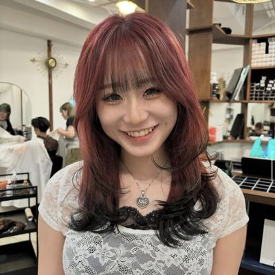 🎨☆*:デザインルーツカラー:*☆🎨【ケアブリーチ(リタッチも可)➕カラー】(学