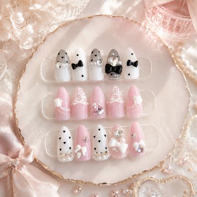ワンホン、ガーリー系デザイン相談しながら　持ち込み可パーツ込み♡