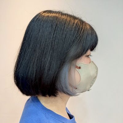 イヤリングカラー＆髪質改善トリートメント8000円
