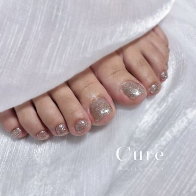 【期間限定】Foot ワンカラー・ラメグラ