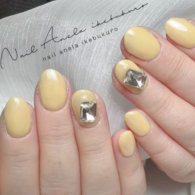 【1500色以上&パウダー20種】うるうるワンカラー×オーロラネイル¥6500