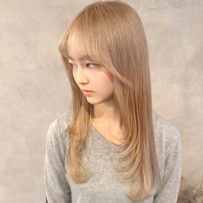 【カットなし】全頭ブリーチ+ケアカラー+12step Oggi otto Tr