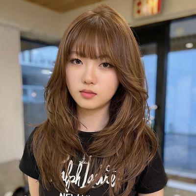 【透明感増し】カット＋ブリーチなしダブルカラー＋トリートメント