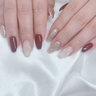 .*･ﾟ持ち込みデザイン２本アート.ﾟ･*.
