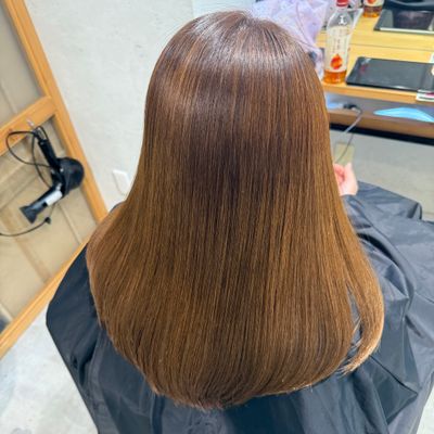 カット+髪質改善カラー+トリートメント